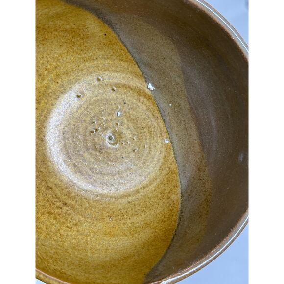 Set of Two Beautiful Vintage Earth Toned Artist Signed Handmade Studio Pottery 4 - Picture 8 of 9